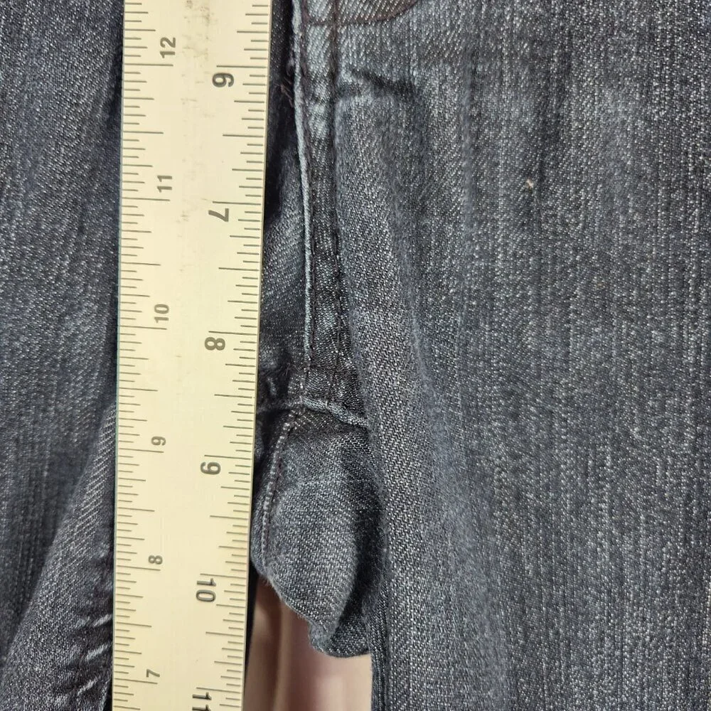 Democracy Ab Solutions Skinny Ankle Jeans Women's 4 Denim Mid Rise Dark Wash - Picture 4 of 10